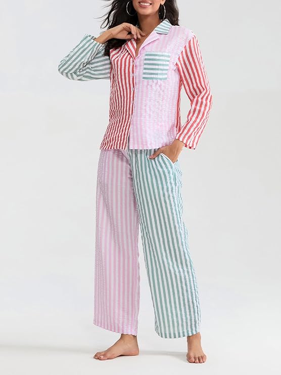 Cross Pattern Pyjamas